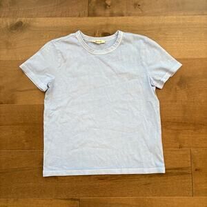 Madewell Women's Cotton Perfect Crewneck Tee in Light Pool size XS NWT